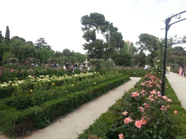 jardin fleuri parc retiro